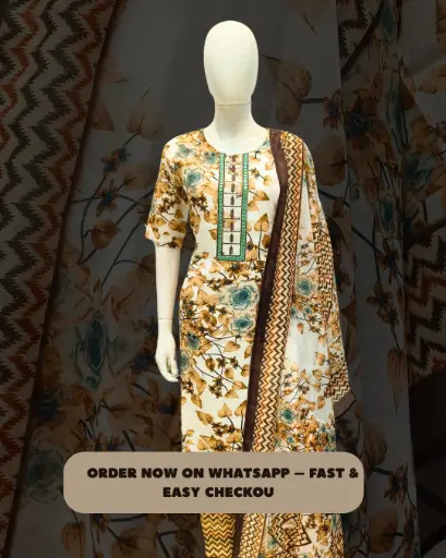 [brown kurti set, mud color kurta, earth tone ethnic wear, indian cotton suit, women kurti pant dupatta, traditional daily wear, neutral tone kurti, 3-piece kurti set, ethnic fashion India, chunni set for women] Earthy Brown & Mud Tone Kurti Set with Straight Pant & Chunni (3-Piece Set)